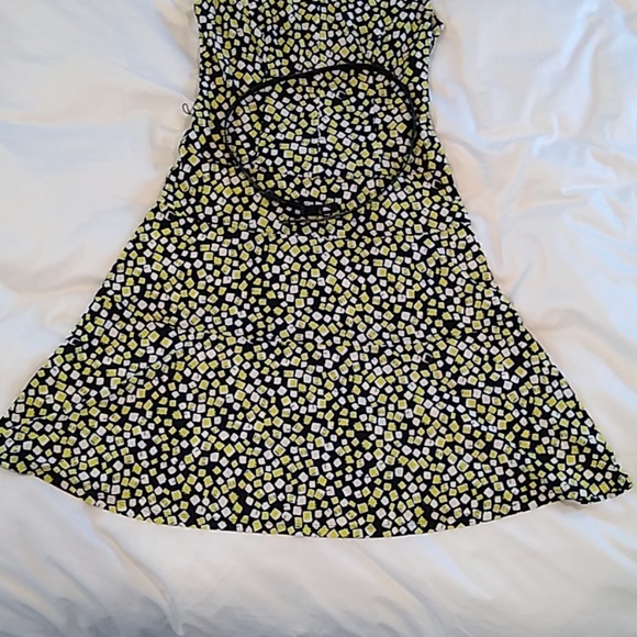 Chaps cap sleeve flare dress - Picture 2 of 4